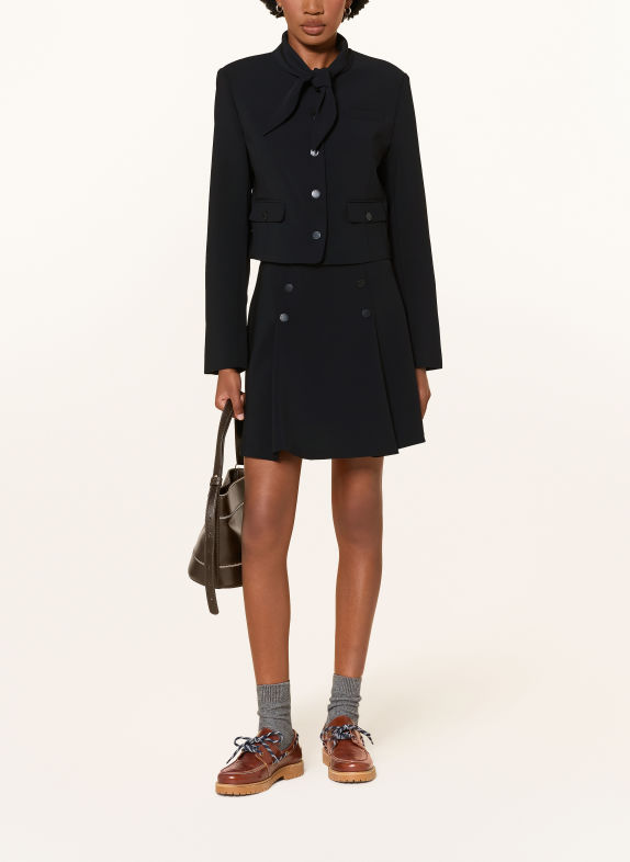 CLAUDIE PIERLOT Blazer mit abnehmbarem Kragen SCHWARZ