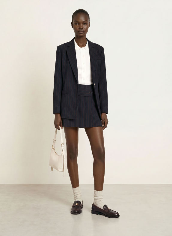 CLAUDIE PIERLOT Blazer DUNKELBLAU / DUNKELROT / DUNKELGELB