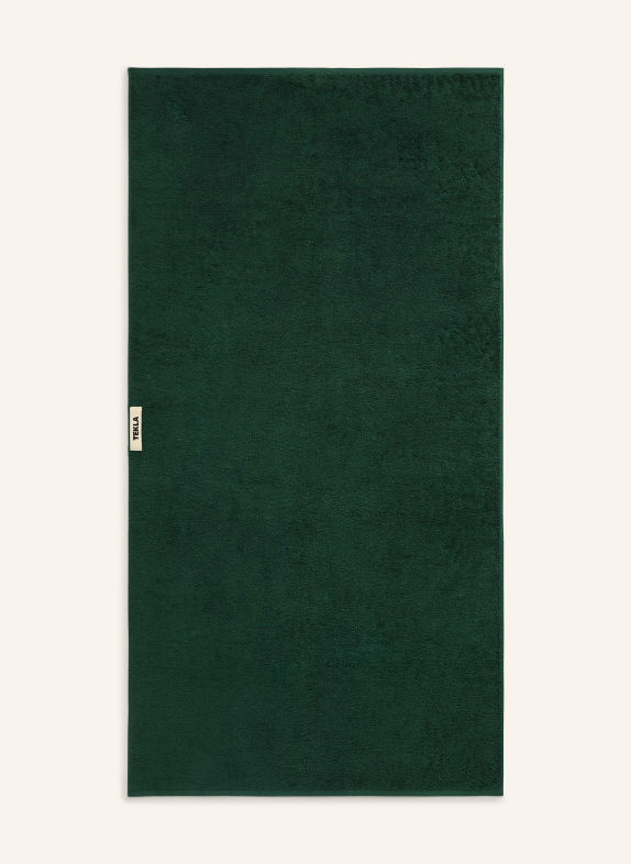 TEKLA Hand towel DARK GREEN