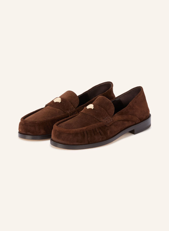 CLAUDIE PIERLOT Penny-Loafer DUNKELBRAUN