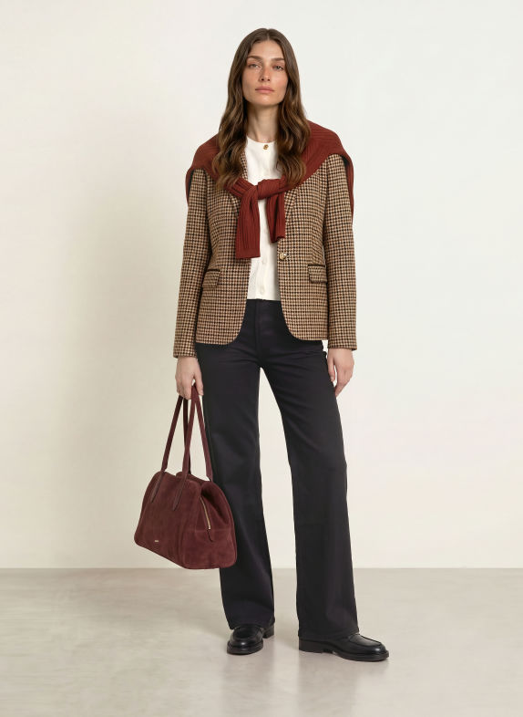 HOBBS Blazer ADELINE HELLBRAUN / BRAUN / SCHWARZ