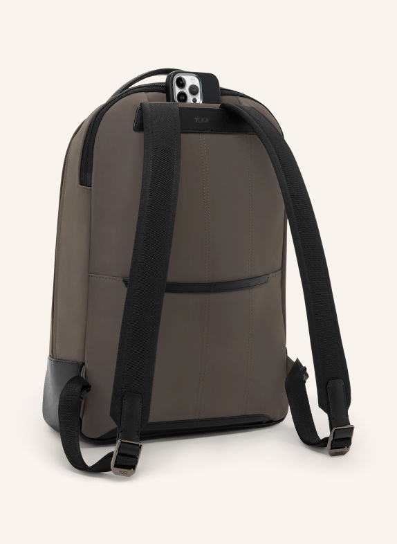 TUMI HARRISON WARREN Backpack with laptop compartment TAUPE / BLACK
