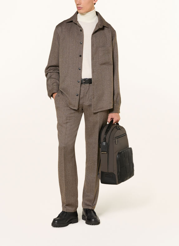TUMI Sac à dos HARRISON WARREN avec compartiment pour ordinateur portable TAUPE / NOIR