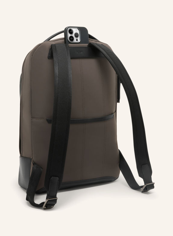 TUMI HARRISON BRADNER Backpack with laptop compartment TAUPE / BLACK