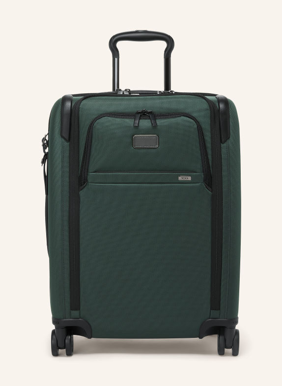 TUMI ALPHA Trolley LARGE DUAL ACCESS EXPANDABLE CABIN DARK GREEN / BLACK