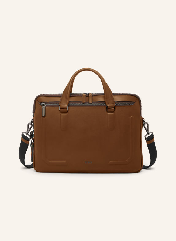 TUMI HARRISON SYCAMORE Laptop bag COGNAC