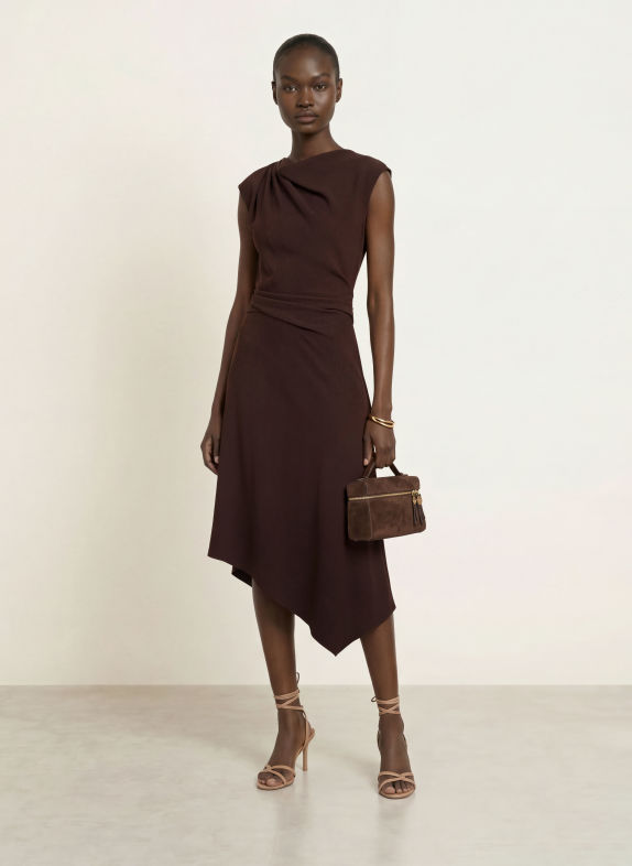 REISS Jerseyjurk CAMILLA DONKERROOD