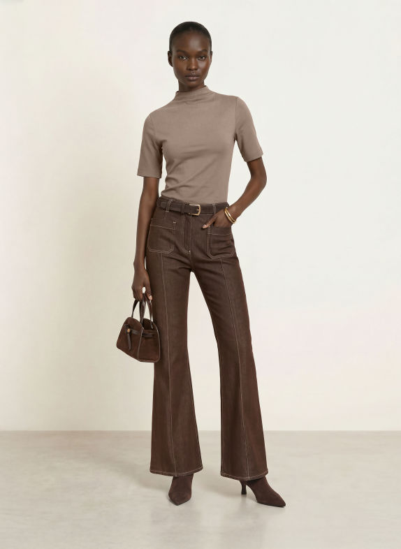 REISS T-Shirt TULIA BEIGE