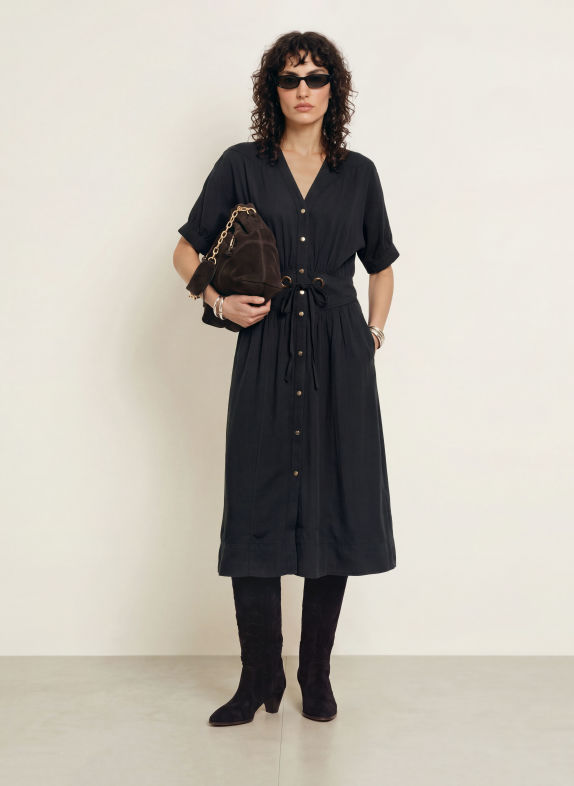ba&sh PARISA Shirt dress DARK GRAY