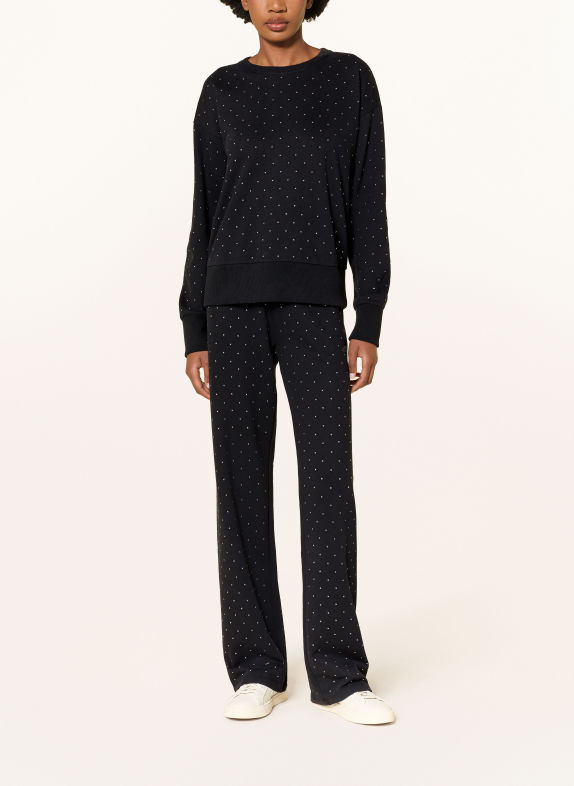Juvia ANNELINA Sweatshirt with Studs BLACK
