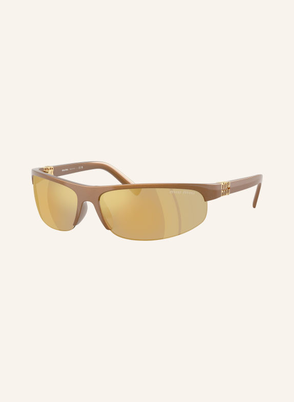 MIU MIU Sonnenbrille MU A02SF SCHWARZ/ GRAU VERSPIEGELT