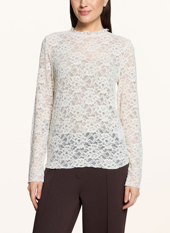 CARTOON Longsleeve aus Spitze ECRU