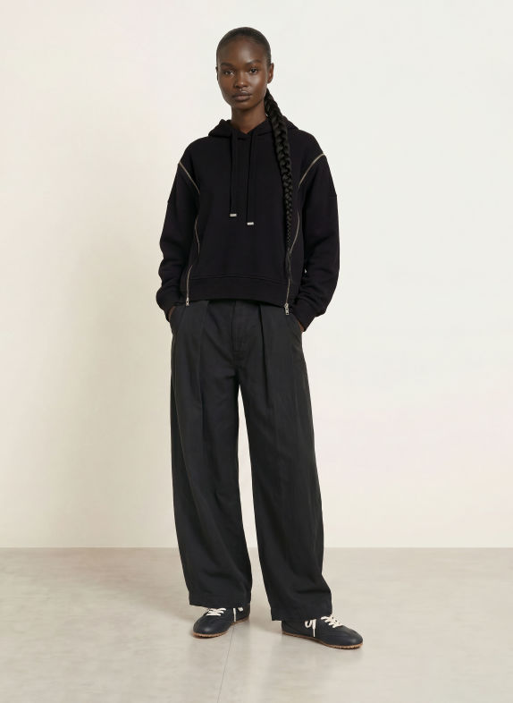 ALLSAINTS CIARA Hoodie BLACK