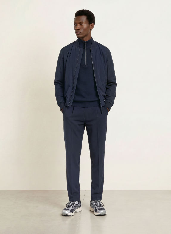 ALPHATAURI PANNS Slim Fit Trousers DARK BLUE