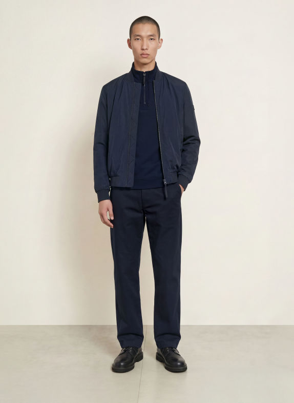 ALPHATAURI SYLVES Half-zip sweatshirt DARK BLUE