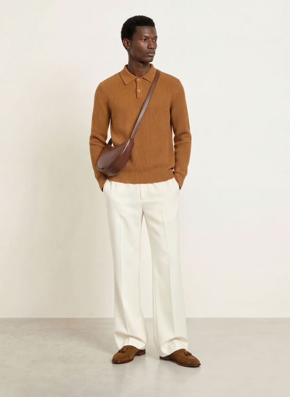 SANDRO Pullover BRAUN