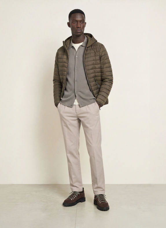 Marc O'Polo Steppjacke OLIV / WEISS / SCHWARZ
