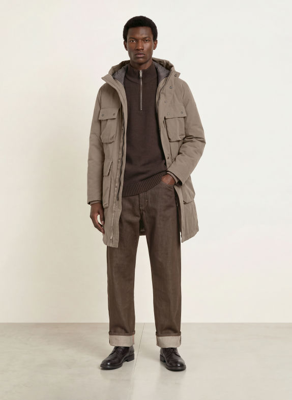 DUNO Parka en duvet OLIVE