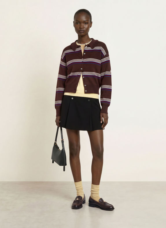CLAUDIE PIERLOT Rock SCHWARZ