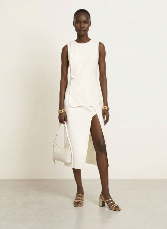 CLAUDIE PIERLOT Kleid ECRU