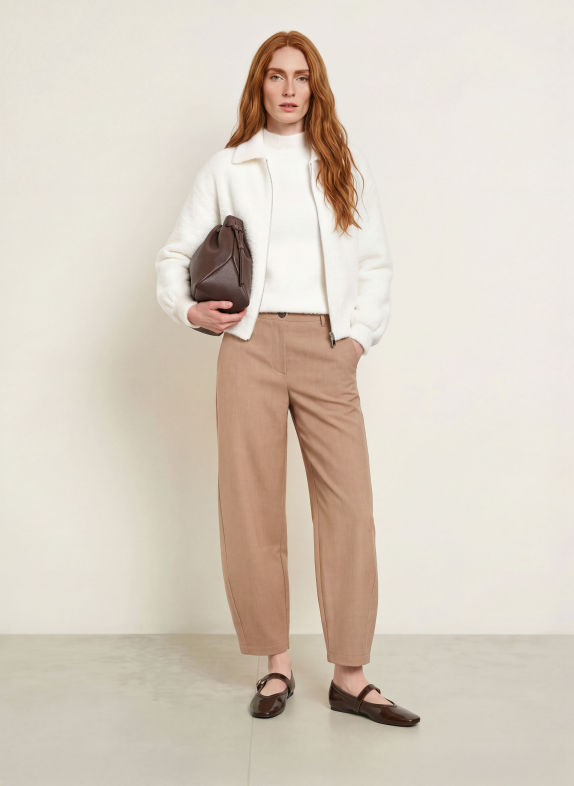OPUS MYHA HORIZON Trousers BEIGE