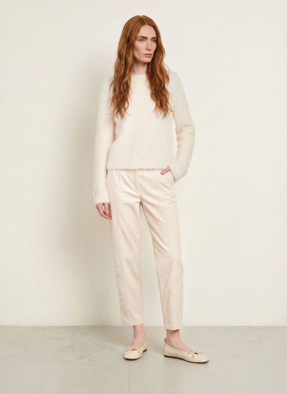 OPUS Sweter PONTES KREMOWY