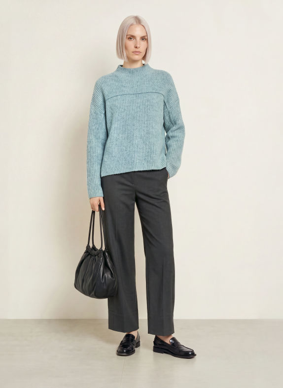 OPUS Pullover POFFA BLAUGRAU