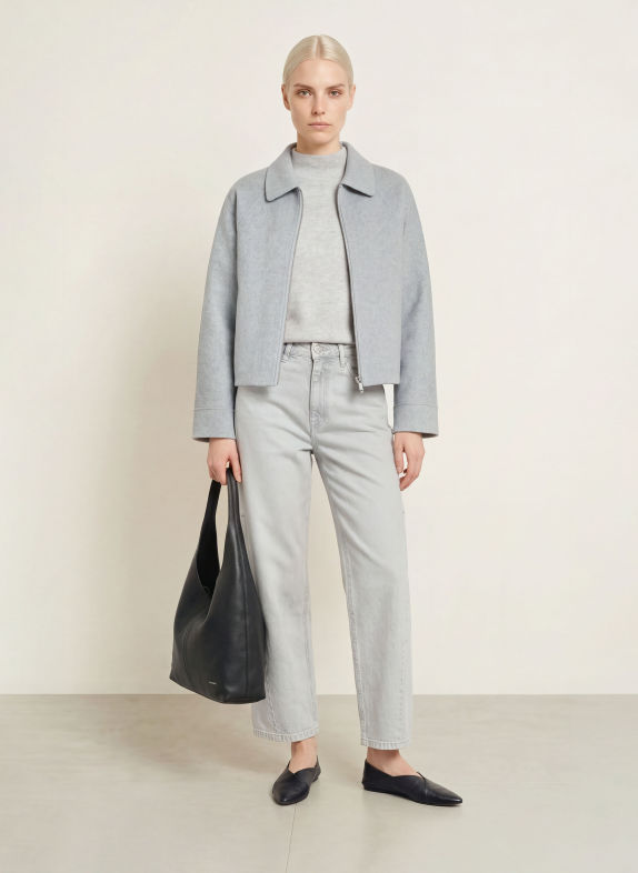 OPUS HANKI Overshirt LIGHT GRAY