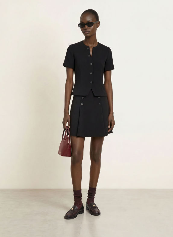 CLAUDIE PIERLOT Bluse SCHWARZ