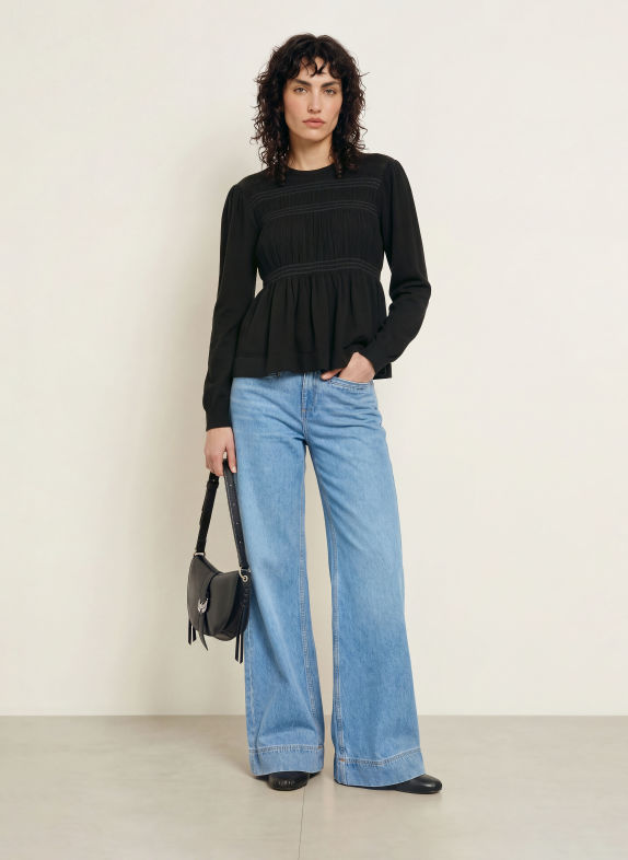 ba&sh Pullover SOFIA SCHWARZ