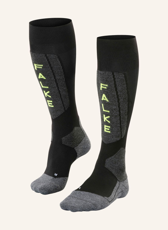 FALKE Skisocken SK5 EXPERT 3171 BLACK-LIGHTNING