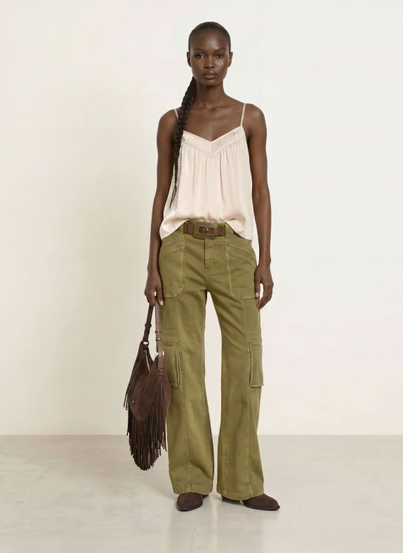ba&sh Cargohose NINON OLIV
