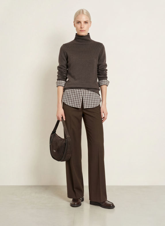 Marc O'Polo Pullover DUNKELBRAUN