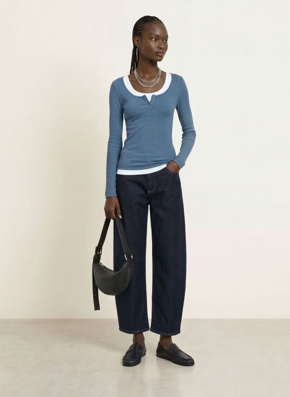 ALLSAINTS Longsleeve JULES BLAUGRAU