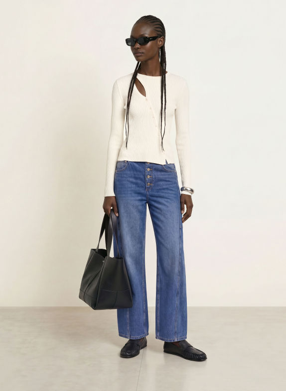ALLSAINTS Strickjacke CRUZ ECRU