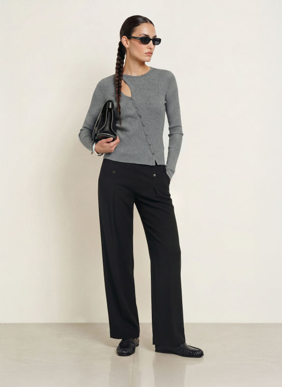ALLSAINTS Gilet CRUZ GRIS
