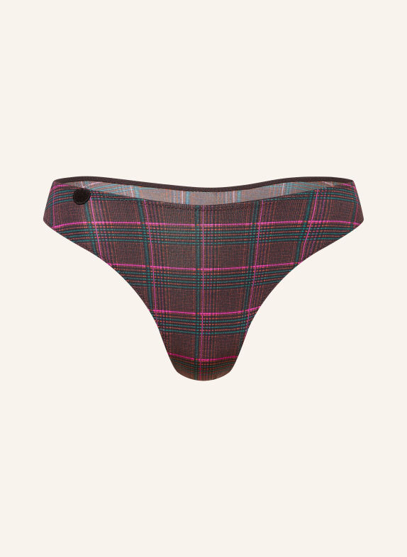 MARIE JO String TOM ROSE FUCHSIA / ORANGE FONCÉ / BLEU PÉTROLE