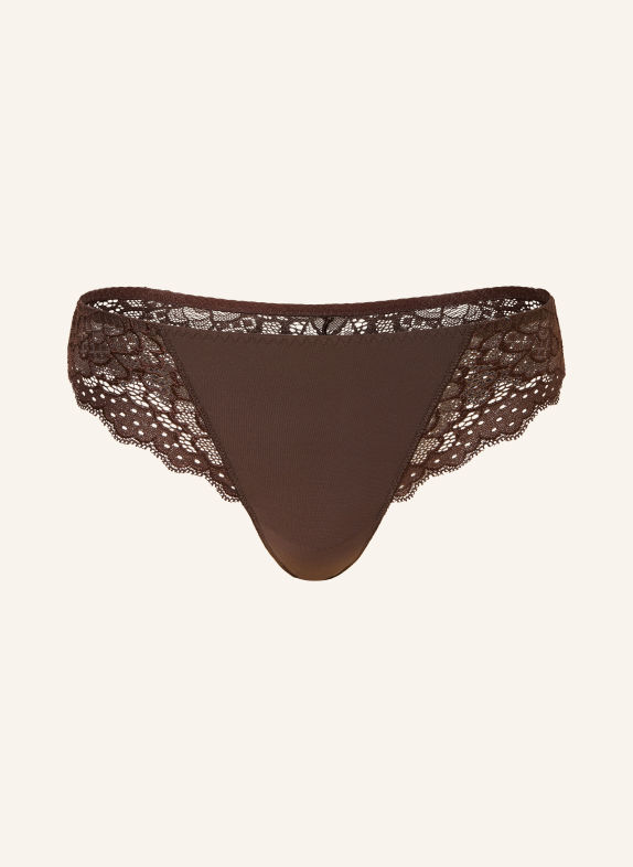 SIMONE PÉRÈLE String CARESSE DUNKELBRAUN