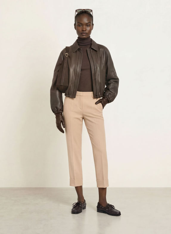 CAMBIO 7/8 pants KRYSTAL CAMEL