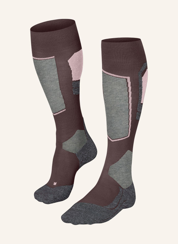 FALKE Skisokken SK4 8344 MAHOGANY