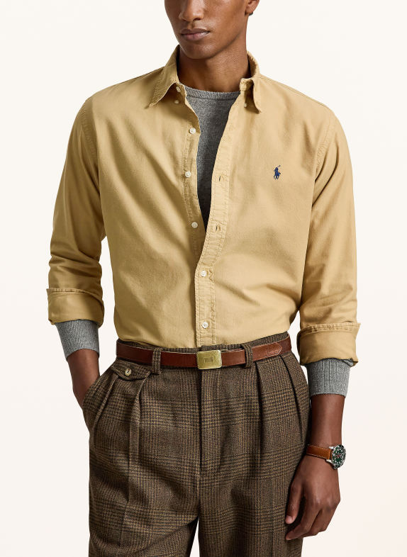 POLO RALPH LAUREN Oxford shirt Custom Fit CAMEL