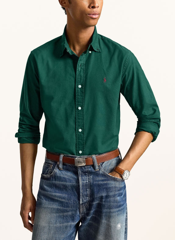 POLO RALPH LAUREN Chemise Oxford Custom Fit GROEN