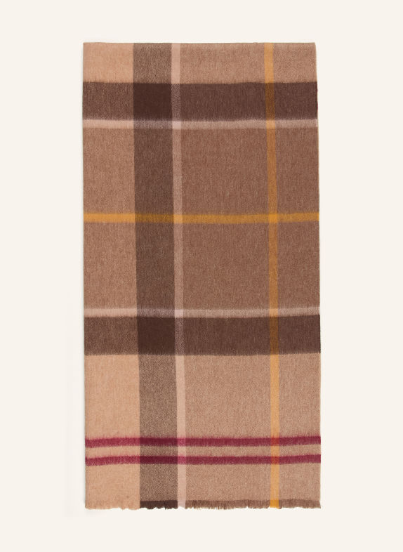 Barbour Scarf ROSE BEIGE / BROWN / YELLOW
