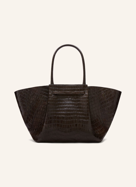 DEMELLIER Shoppers THE NEW YORK LARGE MARRON FONCÉ
