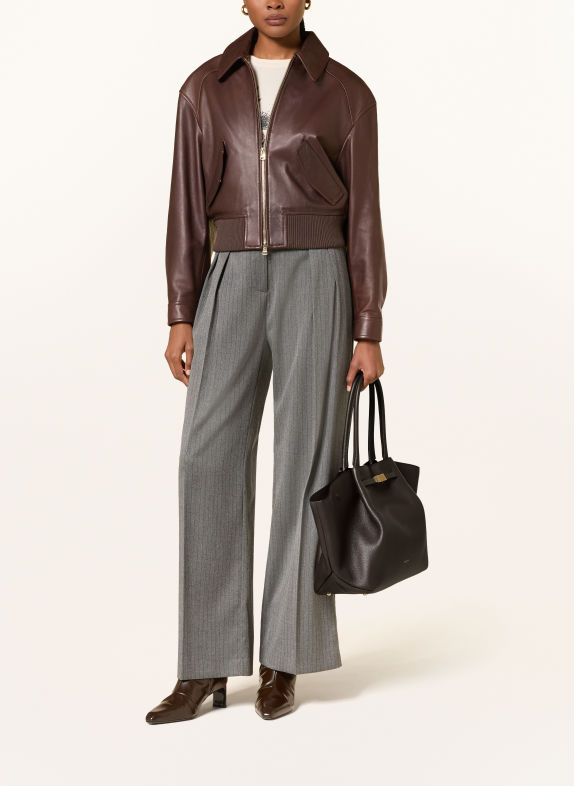 DEMELLIER Shoppers THE NEW YORK LARGE MARRON FONCÉ