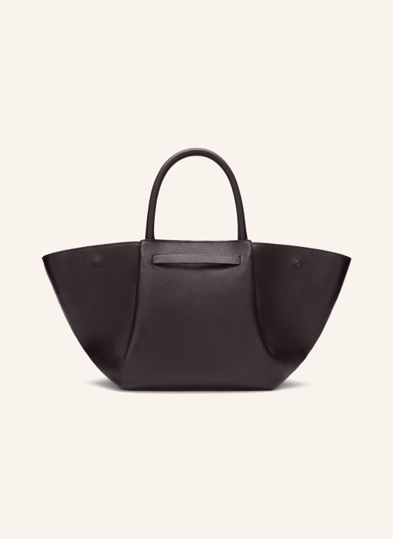 DEMELLIER Handtasche THE MIDI NEW YORK DUNKELROT / SILBER