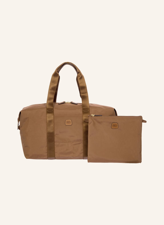 BRIC'S Sac de week-end X-BAG MARRON / OR