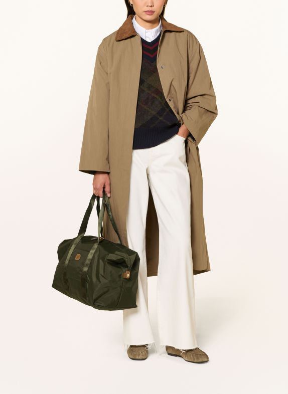 BRIC'S Weekend bag X-BAG OLIVE / BROWN