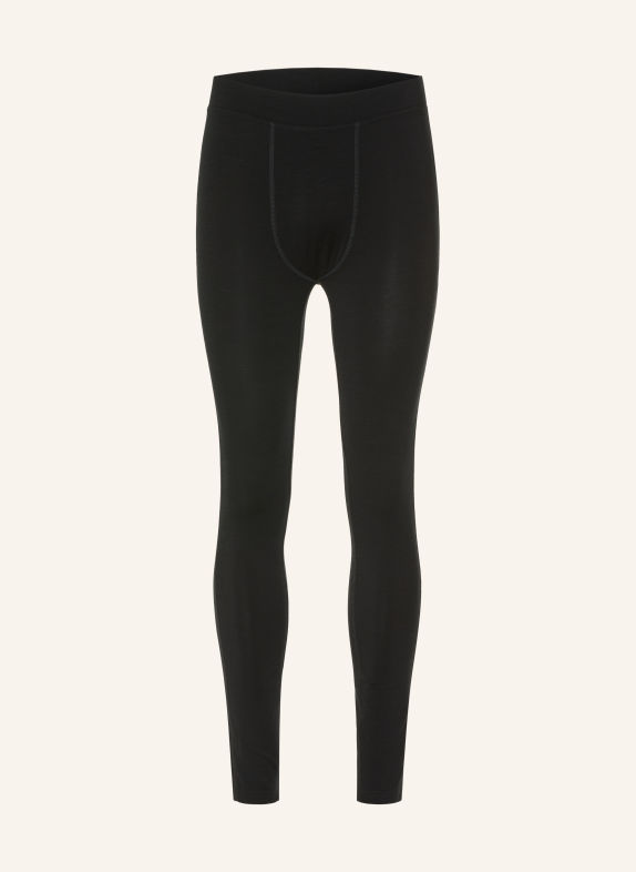 WE NORWEGIANS Funktionswäsche-Hose LONG JOHNS aus Merinowolle SCHWARZ
