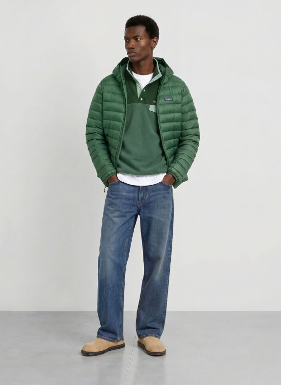 patagonia Lightweight-Daunenjacke DOWN SWEATER GRÜN